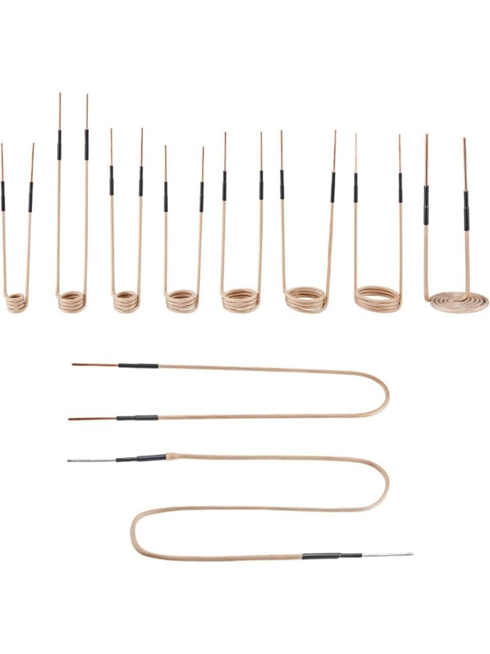 10PCS Magnetic Induction Heating Coil Kit - Flexible, Durable Accessories for